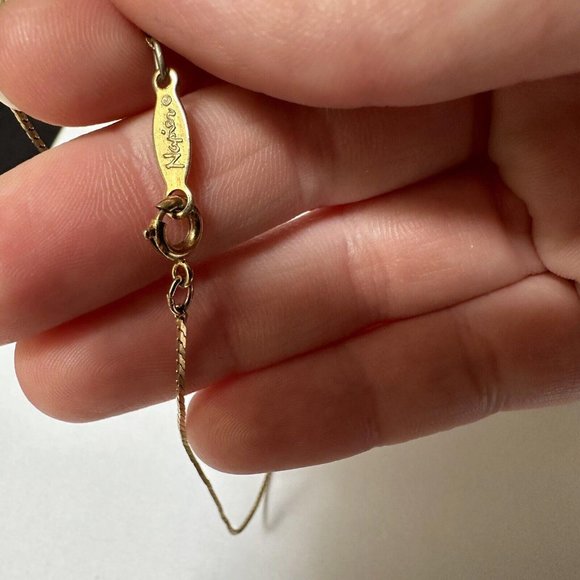 Signed Napier Gold Tone / Faux Pearl Bead Necklace 16 Inch - Picture 9 of 10